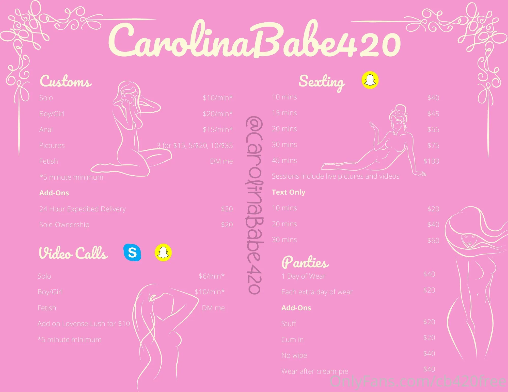 Carolina Babe OnlyFans free account photo 17 - cb420free nudes and sex tapes