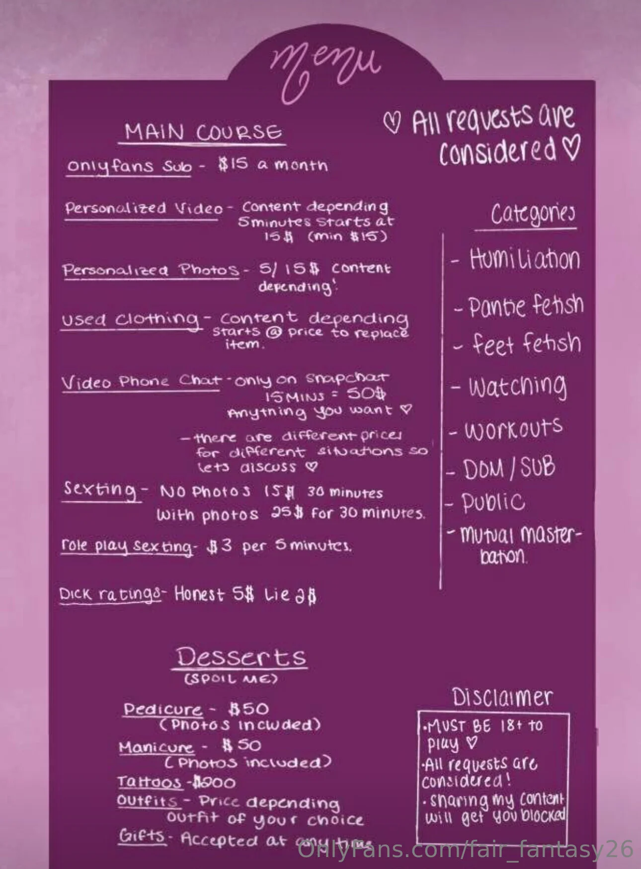 FairFantasy OnlyFans free account photo 4 - fair_fantasy26 nudes and sex tapes